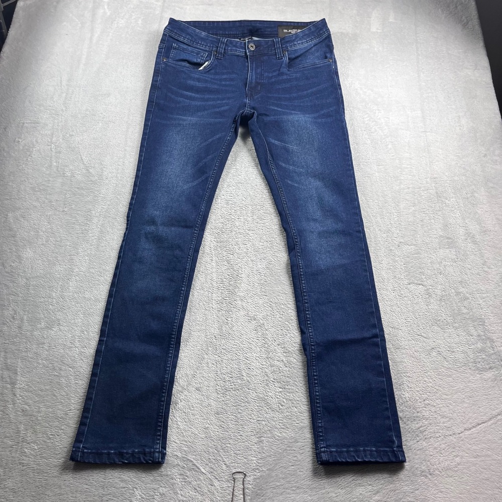 The Perfect Jean NYC Skinny Fit Mens 30x32 Dark Wash Indigo Stretch Denim Jeans